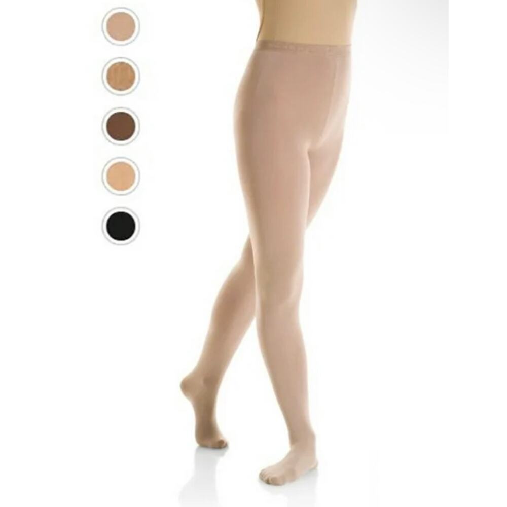 Mondor Evolution Suntan Footed Ice Skating Tights 3337 Sz S/P